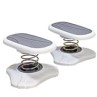 Comfort Foot Rest, Rocking Foot Nursing Stool, Office and Home Use,Under The Desk to Prevent Crossing Legs, On Tiptoe Pedaling Stool, Spring Footpad, Relieve Foot Sleepiness,Packs of Two