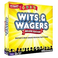 North Star Games Wits & Wagers Deluxe Board Game Award Winning Trivia Game - 4+ Players - Ultimate Party Game for Family, Teens and Adults.