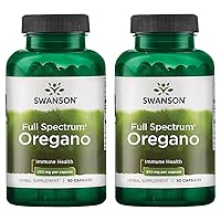 Swanson Oregano 450 Milligrams 90 Capsules (2 Pack)