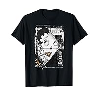 Betty Boop Distressed Punk Rock Vintage Stamp Poster Design T-Shirt