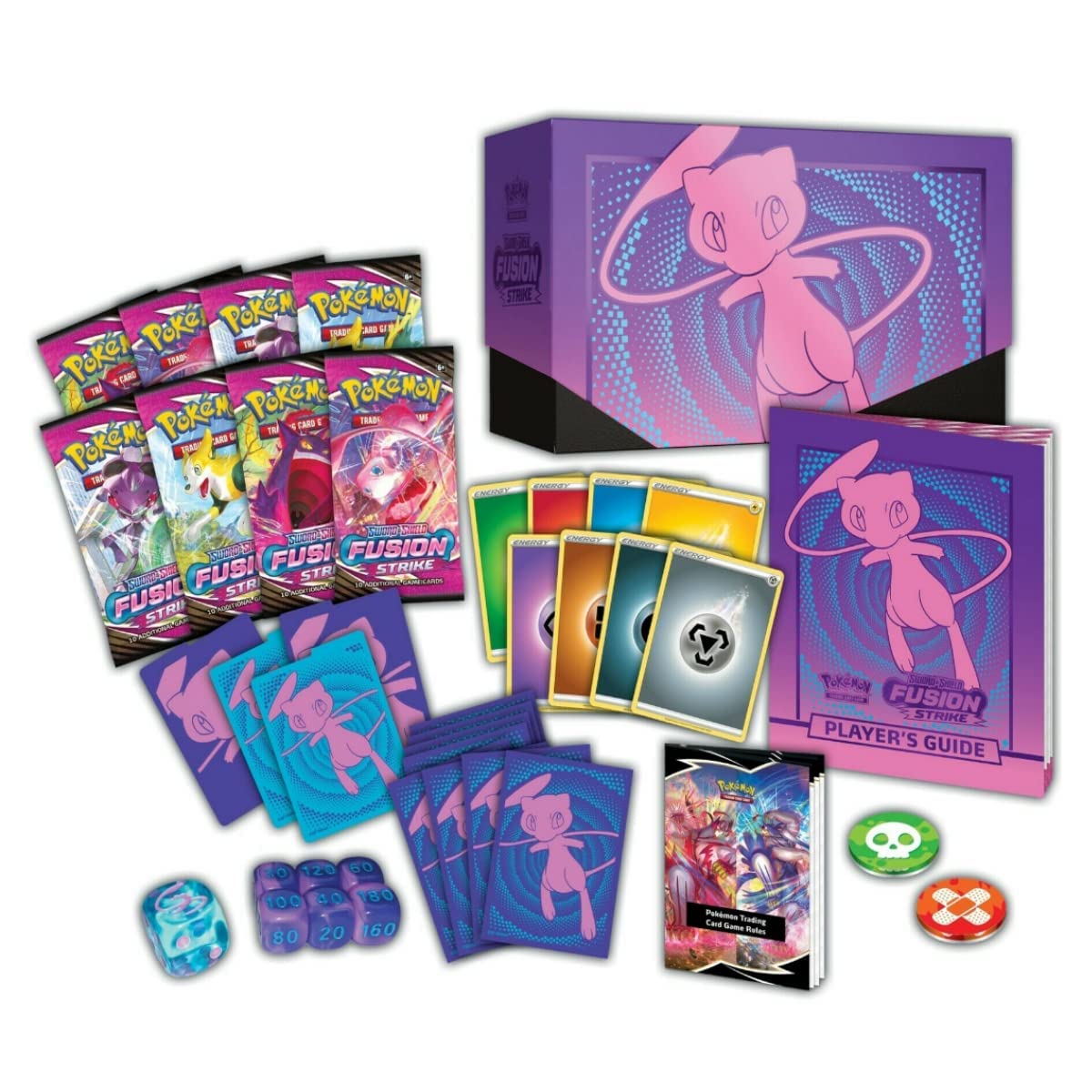 Pokémon TCG: Sword & Shield Fusion Strike Elite Trainer Box: 8 Booster Packs +More!