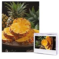 Cut Pineapple Puzzles 500 Pieces Personalized Jigsaw Puzzles Photos Puzzle for Family Picture Puzzle for Adults Wedding Birthday (29.5