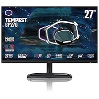 Cooler Master Tempest GP27Q 27” 2K IPS 165Hz QD Tech QHD 2560 x 1440 PC Monitor,HDR1000, 1ms (MPRT)/ 2ms (GTG), FreeSync/G-Sync, MiniLED, DP1.4 * 1 + HDMI2.0 * 2 + TypeC*1 (CMI-GP27-FQS-US)