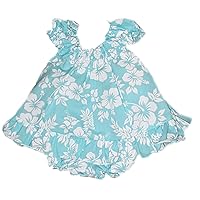 RJC Baby Girls Maile Hibiscus Puff Sleeve 2pc Set