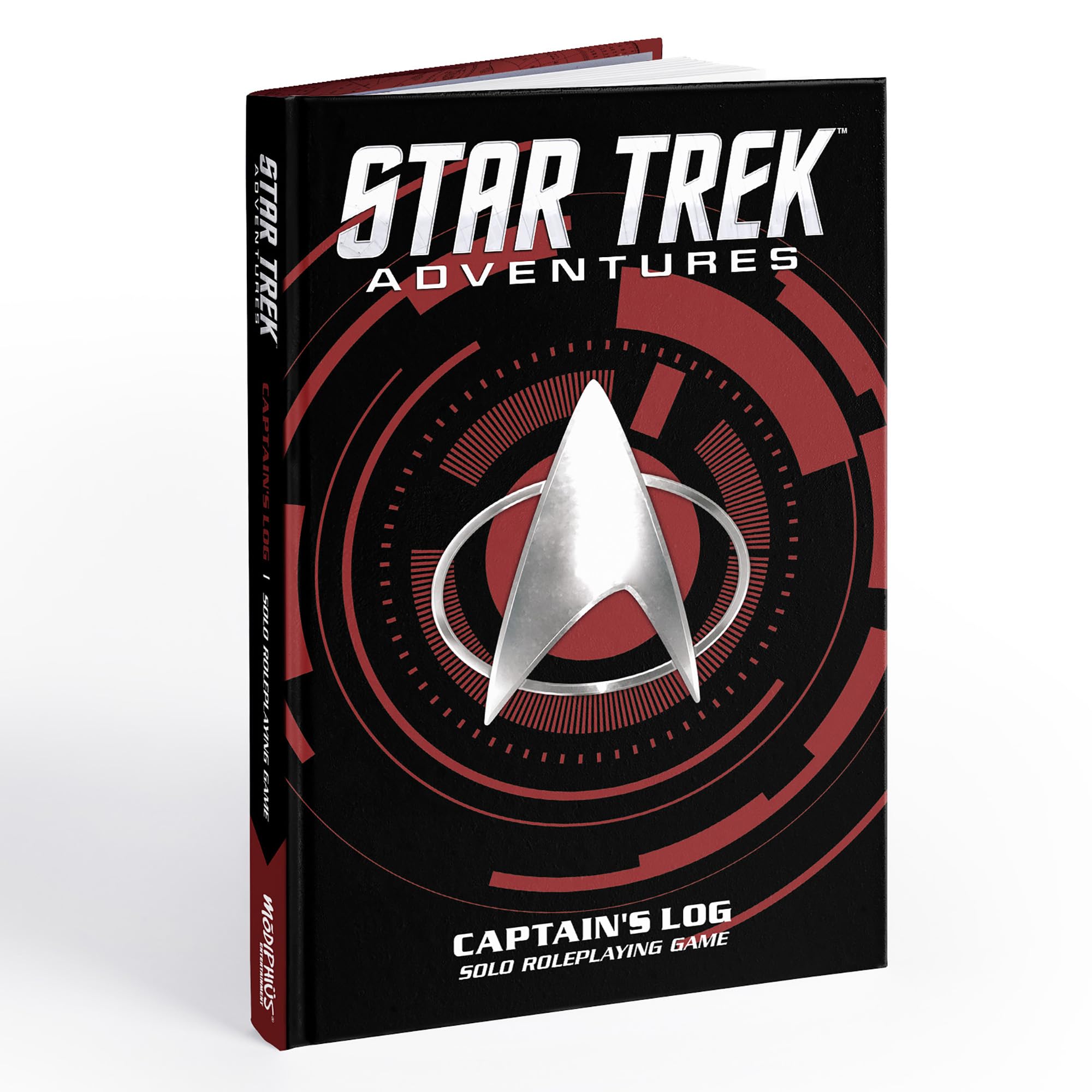 Star Trek Adventures: Captain's Log Solo RPG - TNG Delta Edition - Hardcover Book, 2d20 Rolplaying Game, 326-Page Full-Color Digest Sized Book