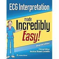 LWW - ECG Interpretation Made Incredibly Easy (Incredibly Easy! Series®) LWW - ECG Interpretation Made Incredibly Easy (Incredibly Easy! Series®) Paperback eTextbook Spiral-bound