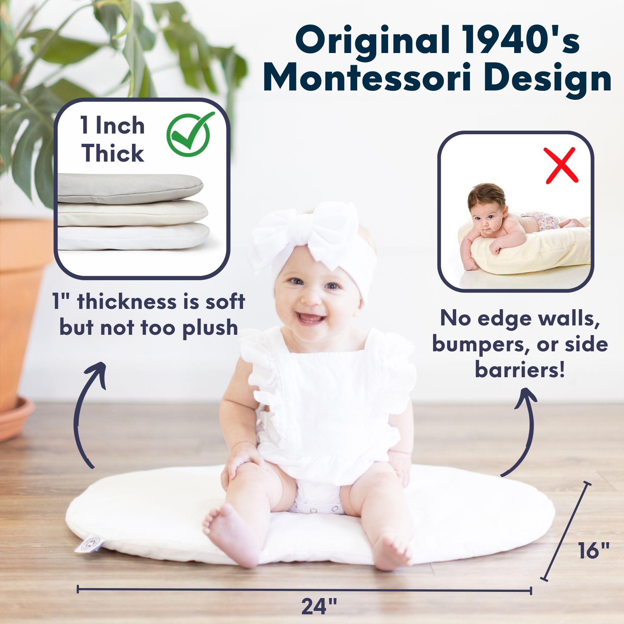 Topponcino Bundle (Organic White) | Organic Topponcino, Organic Extra Cover, and Pee Pads