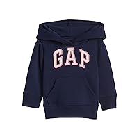 GAP Baby Girls' Playtime Favorites Logo Pullover Hoodie Hooded Sweatshirt