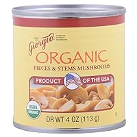 GIORGIO FOODS Organic Pieces And Stems Mushrooms, 4 OZ