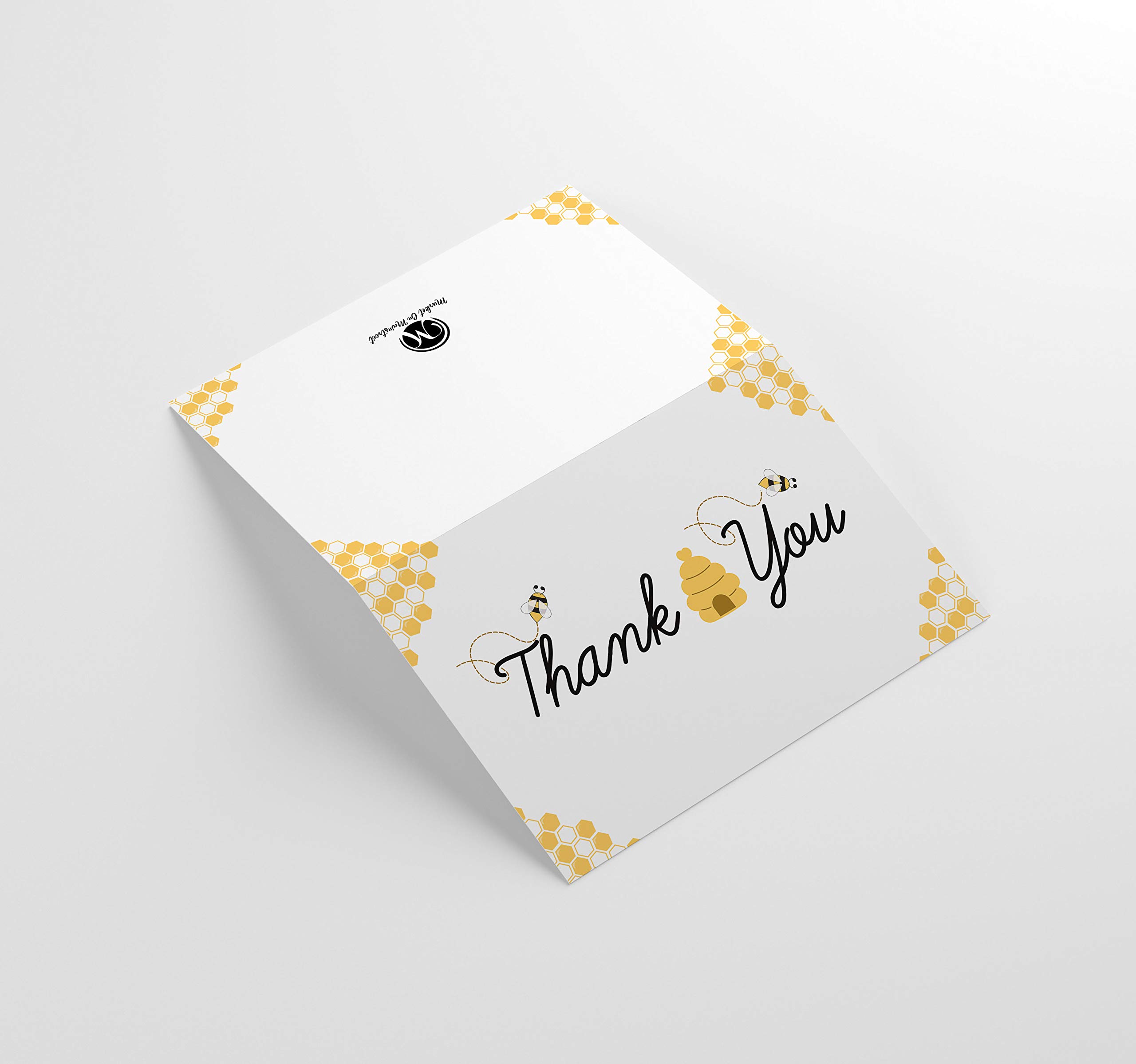 Market On Mainstreet Bumblebee Thank You Cards, Includes Envelopes, 25 Count, Made in the U.S.A