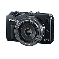 Canon EOS M 18.0 MP Compact Systems Camera with 3.0-Inch LCD and EF-M22 STM Lens Black