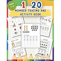1 to 20 Number Tracing and Activity Book for Ages 3-5: 100+ Tracing and Activity Pages for Preschoolers | Trace Numbers in Figures and Words | ... Long Short, and many more! (Preschool Series) 1 to 20 Number Tracing and Activity Book for Ages 3-5: 100+ Tracing and Activity Pages for Preschoolers | Trace Numbers in Figures and Words | ... Long Short, and many more! (Preschool Series) Paperback