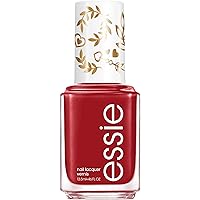essie Nail Polish Limited Edition Valentine's Day Collection Red Nail Color With A Cream Finish fluid_ounces, Tug At The Harpstrings, 0.46 Ounce