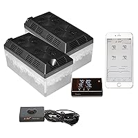 iCigar Electronic Cigar Pro Max Humidifier System for Humidor Cabinet (Humidifier Dual+BT+Ext Sensor)