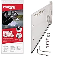 SkegGuard with Drain Hole - Protects Against Ramp Dragging - Skeg Protector - Fits Mercury: 75-90-115hp 4 St. 2015-Present & 150-175hp 2 Stroke, Optimax & Pro XS 1978-2018