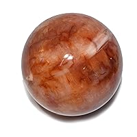 Sphere - Carnelian Ball Size - (50 mm - 63 mm) 2-2.5 Inch Natural Chakra Balancing Crystal Healing Stone