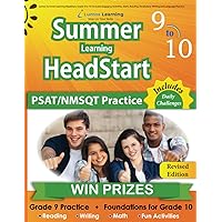 Lumos Summer Learning HeadStart, Grade 9 to 10: Includes Engaging Activities, Math, Reading, Vocabulary, Writing and Language Practice: ... (Summer Learning HeadStart by Lumos Learning)