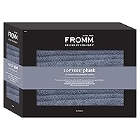 Fromm Softees Plush Microfiber Salon Hair Towels - Ultra Soft Fast Drying Towel for Hair, Hands, Face – Use at Home, Salon, Spa, Barber – 20