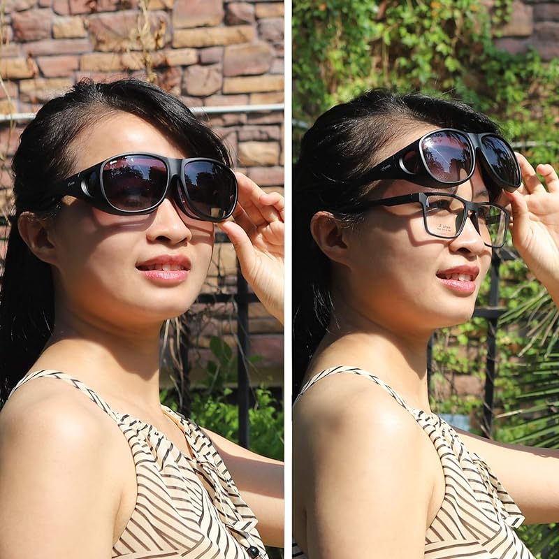 Mua Polarized Clip On Sunglasses for Men Women Over Prescription Glasses  FF6002 trên Amazon Mỹ chính hãng 2023 | Giaonhan247