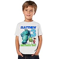 Personalized Monster Birthday Shirt, Add Any Name and Age, Custom Shirts, Birthday Party, Family Matching Shirts.