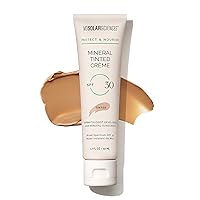 Mineral Tinted Crème SPF 30 Sunscreen for Face – Water-Resistant, Broad Spectrum UV Protection – Blendable Micronized Zinc Oxide Cream – Smooth, Natural Matte Finish, 1.7 Fl Oz