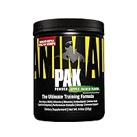 Animal Pak – Convenient All-in-One Vitamin & Supplement Powder – Zinc, Vitamins C, B, D, Amino Acids & More – Sports Nutrition Performance Multivitamin for Women & Men – 44 Scoops, Apple Jacked