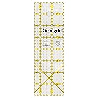 Omnigrid Ruler, 2-1/2 x 8-Inch, Clear
