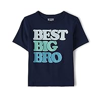 The Children's Place baby boys Best Big Bro Short Sleeve Graphic T shirt