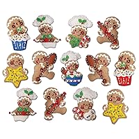 Design Works Crafts Gingerbread Chefs Felt Ornament Kit