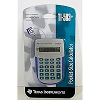 Texas Instruments Ti-503sv Pocket Calculator, 8-Digit LCD