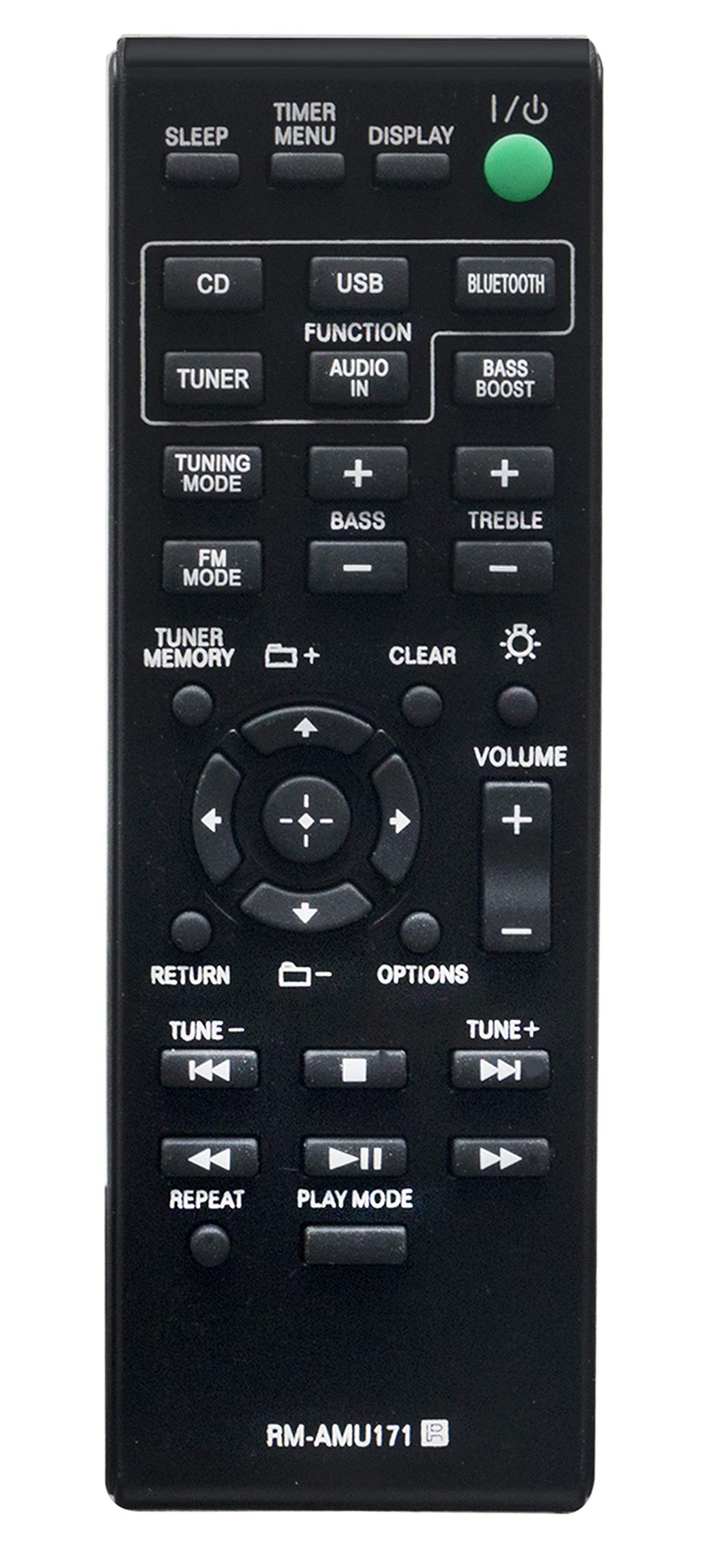 Mua RM-AMU171 Replaced Remote fit for Sony Audio System HCD-SBT100B CMT-BT60  CMT-BT60B CMT-BT80W CMT-BT80WB CMT-SBT100 CMT-SBT100B CMT-SBT300W CMT-SBT300WB  HCD-SBT300WB HCD-SBT300W trên Amazon Mỹ chính hãng 2023 Giaonhan247