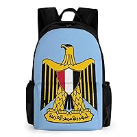 Coat of Arms of Egypt Eagle Travel Laptop Backpack for Men Women Casual Basic Bag Hiking Backpacks Work