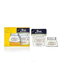 L'OCCITANE Almond Milk Concentrate Duo: Smooth, Hydrate and Visibly Firm Skin with Almond Milk Concentrate Body Cream and Refill Set, Gift Set