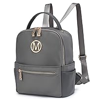 MKP Small Backpack Purse for Ladies Women Fashion Multi Pockets Daypacks with Front Zip Pocket