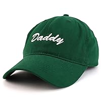 Trendy Apparel Shop Daddy Script Font Embroidered Low Profile Soft Cotton Baseball Cap