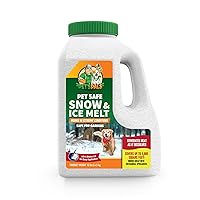 Pet Safe Snow & Ice Melt | Calcium Chloride | Works Under -25 °F | Safe for Concrete Driveway and Roof | Better Than Rock Salt | Safe for Kids and Pets - 10 Lbs