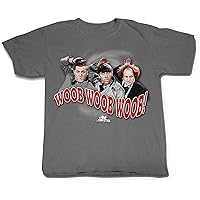 Three Stooges T-Shirt Woob Woob Woob Charcoal Tee