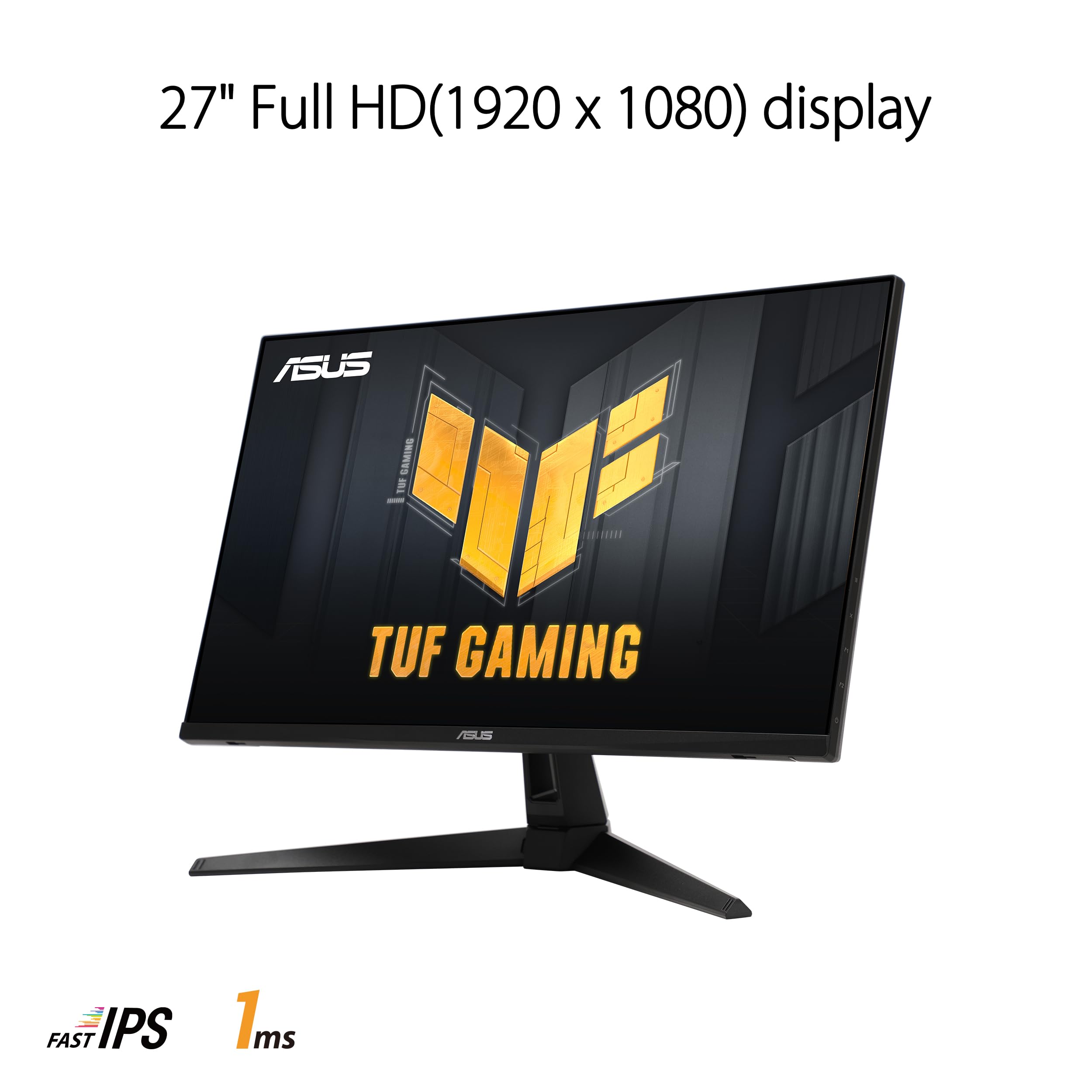 ASUS TUF Gaming 27” 1080P HDR Monitor (VG279QM1A) - Full HD (1920 x 1080), 280Hz, 1ms, Fast IPS, Extreme Low Motion Blur Sync, Freesync Premium, G-SYNC Compatible, Speakers, Variable Overdrive,Black