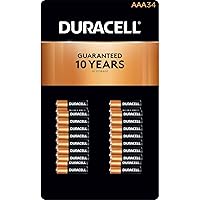 Duracell Coppertop Alkaline AAA Batteries - 34 pk Package may vary