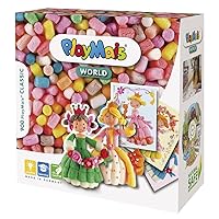 PlayMais World Princess Craft kit for Kids from 3 Years | 850 Coloured, templates & Instructions for Crafts | stimulates Creativity & Motor Skills | Gift for Girls & Boys | Natural Toy (80.160005)