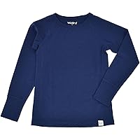 Woolino Merino Wool Base Layer for Kids - Super Soft Kids Long Sleeve Thermal Top - All Natural Base Layer Shirt