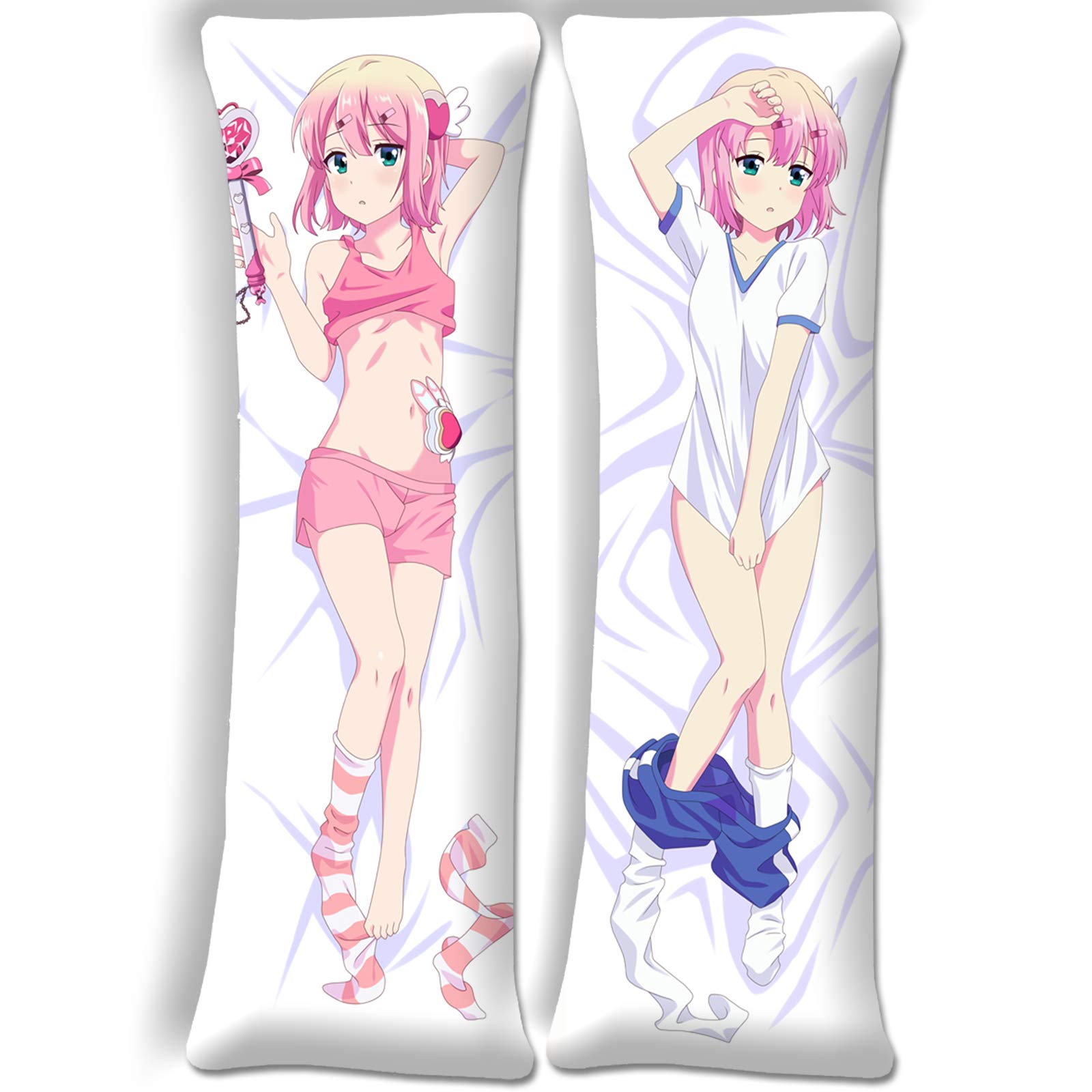 Dawery The Demon Girl Next Door Chiyoda Momo Body Pillow Covers Anime Anime Pillow Case Long Japanese Textile & Smooth Knit 120x40cm(47.2x15.7in)