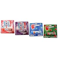 Labs Candy Flavored Lip Balm ICEE and Airhead (4 Pack.15 oz ea) ICEE Cherry and Grape, Airheads Blue Raspberry and Watermelon, candylip4