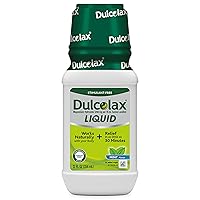 Dulcolax Liquid Laxative, Stimulant Free Laxative for Comfortable Relief, Mint Flavor, 12 oz.