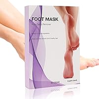 2 Pairs Exfoliating Foot Peel, Peeling Away Calluses and Dead Skin Cell, Foot Exfoliation Peeling Mask, Make Your Foot to New Baby Soft Feet in 5-7 Days, for Men and Women