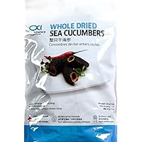 Sea Cucumbers Whole Dried Product of Canada All Natural No Chemicals About 10 to 20 Pieces ( 1 LB)