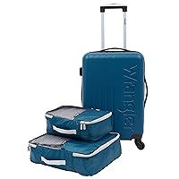 Wrangler Luggage Set, Blue, 20