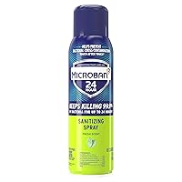 Microban 24 Hour Disinfectant Sanitizing Spray, Fresh Scent, 15oz
