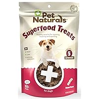 Pet Naturals Superfood Dog Treats with Blueberry and Kale - No Corn, Wheat or Artificial Ingredients - Bacon Flavor, 100 Chews (Pack of 1)