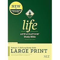 Tyndale NLT Life Application Study Bible, Third Edition, Large Print (Hardcover, Red Letter) – New Living Translation Bible, Large Print Study Bible for Enhanced Readability Tyndale NLT Life Application Study Bible, Third Edition, Large Print (Hardcover, Red Letter) – New Living Translation Bible, Large Print Study Bible for Enhanced Readability Hardcover